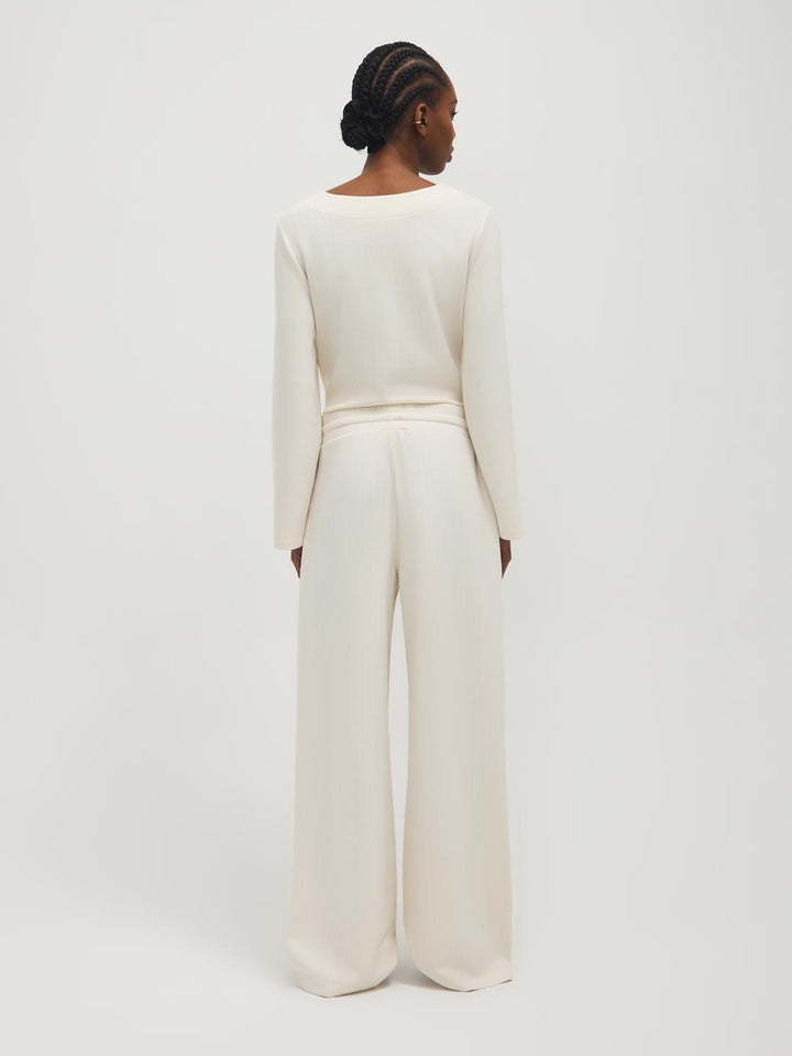 Wide-Leg Cloud Fleece Pants
