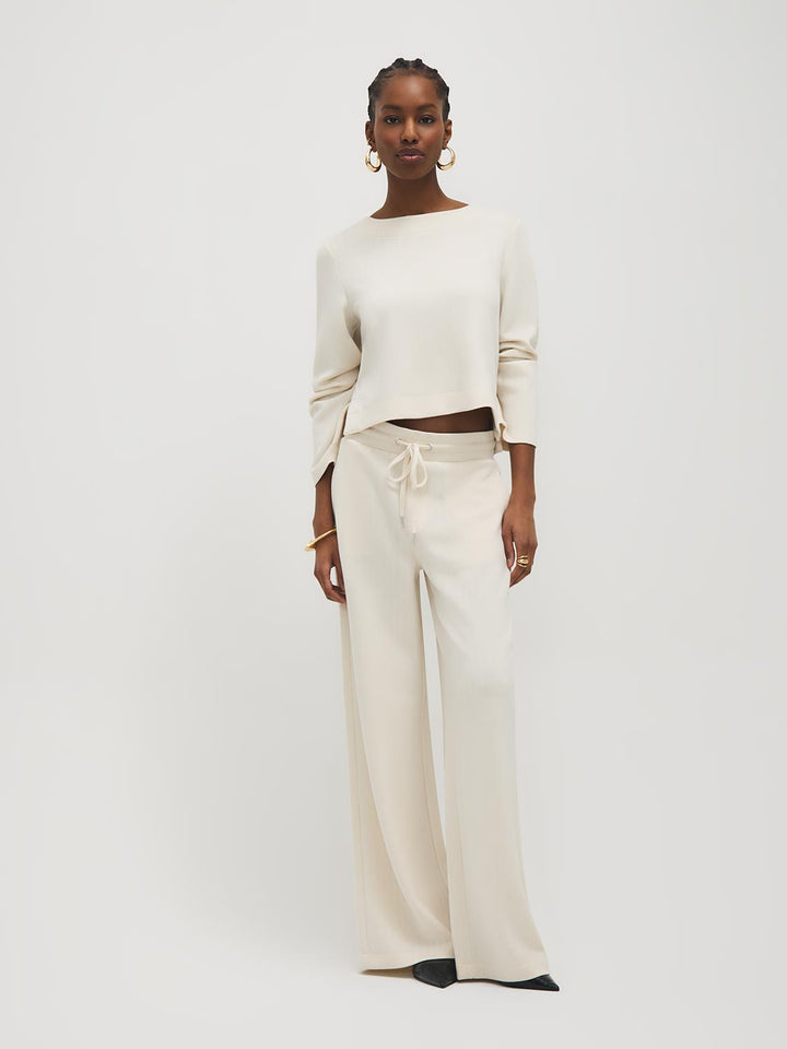 Wide-Leg Cloud Fleece Pants