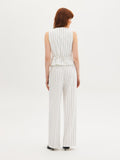 Striped Tie-Back Vest Top