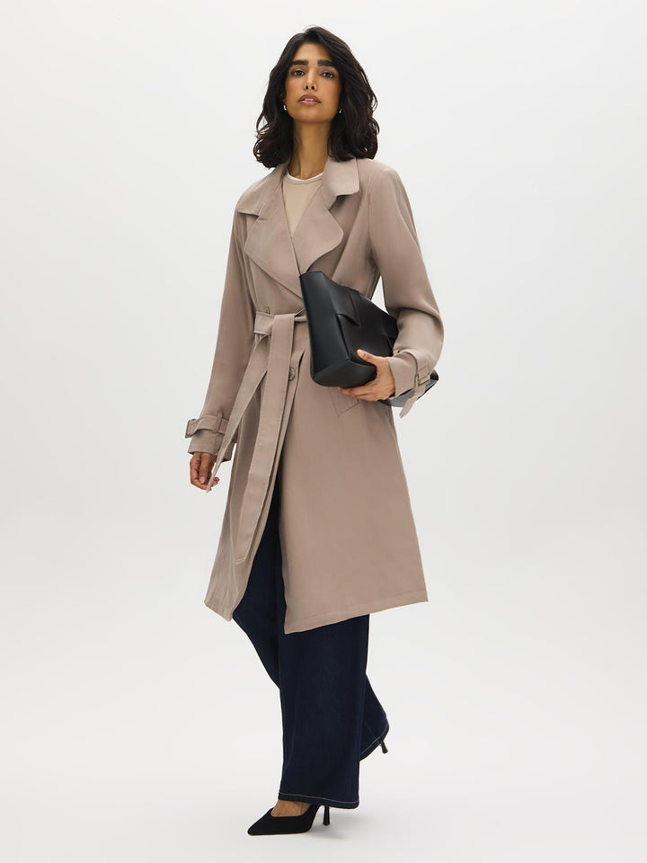 Trench Coat With Belt