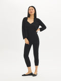 Cotton-Blend Crochet Capri Leggings