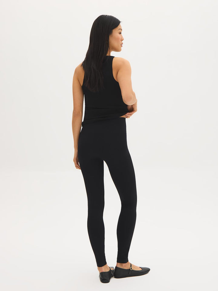 Seamless Leggings with Wide Waistband