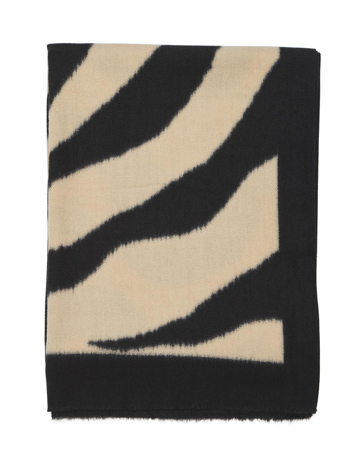 Soft Brushed Geo Pattern Scarf