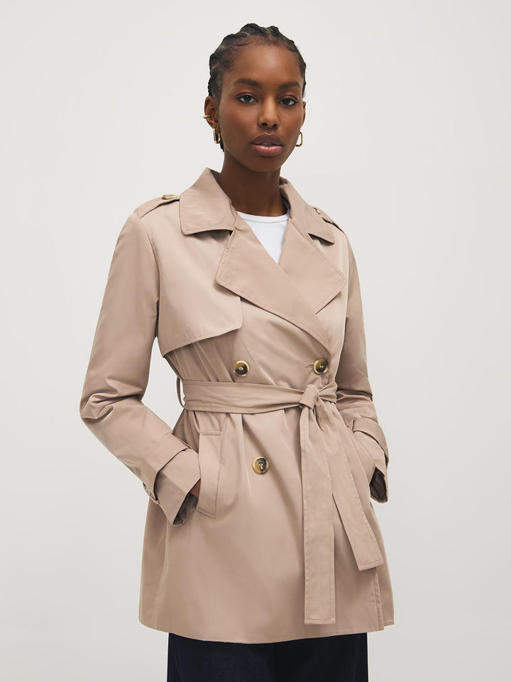 Mid-Length Trench Coat