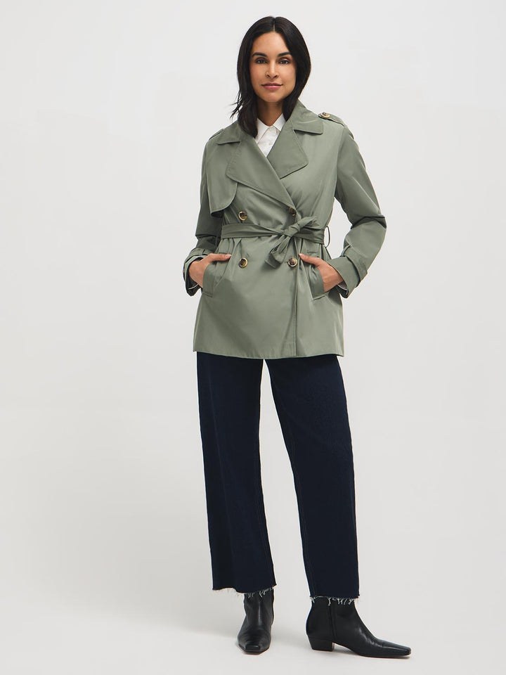 Mid-Length Trench Coat