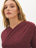 Crossover Semi-Sheer Top
