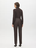 Faux Leather Slim Leg Pants