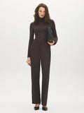 Straight-Leg Elastic Waist Pants