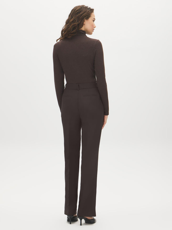 Straight-Leg Elastic Waist Pants