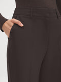 Straight-Leg Elastic Waist Pants