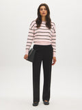 Mid-Rise Straight-Leg Pants