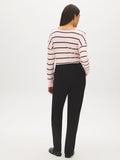 Mid-Rise Straight-Leg Pants