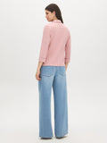 One-Button Blazer with Tipped Cuffs