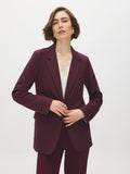 Cuff Open-Front Blazer