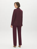 Cuff Open-Front Blazer