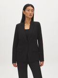 One-Button Tailored Blazer