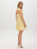 Ditsy Print Chiffon Mini Dress