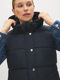 Hooded Quilted Puffer Vest