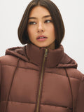 Mid-Length Hooded Quilted Puffer