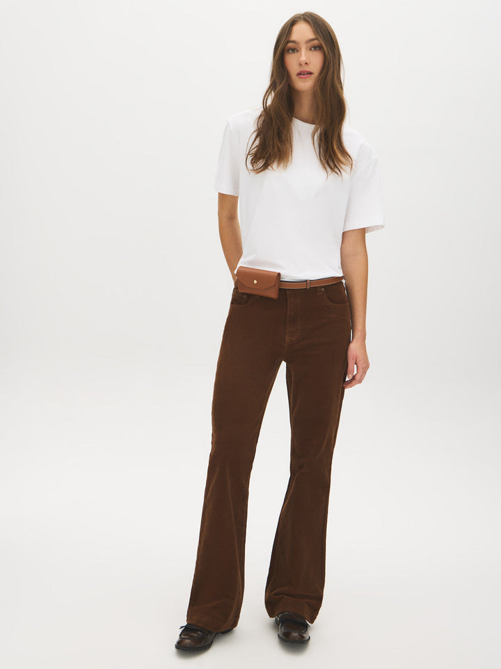 Faux Leather Belt with Pochette