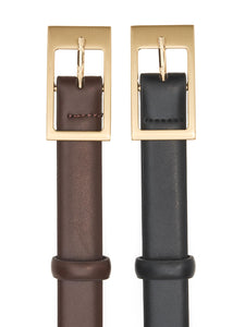 2-Pack Of Faux Leather Belts