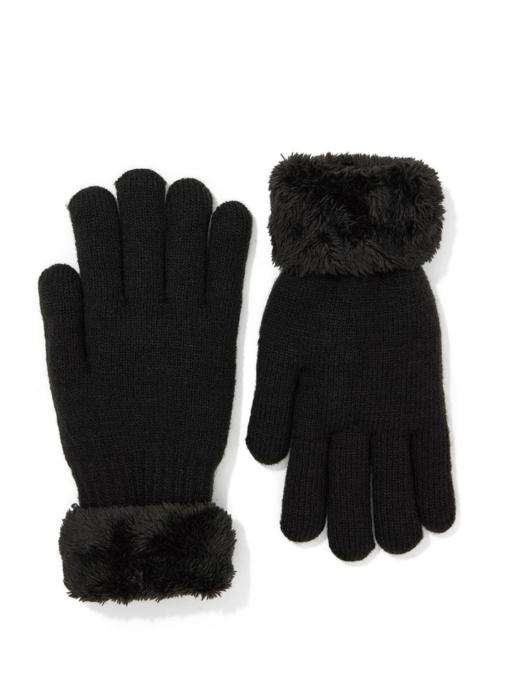 Metallic Knit Glove