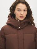 Short Utility Puffer Jacket with Hood