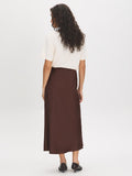Satin Bias-Cut Skirt