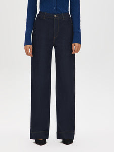 Straight-Leg Indigo Jeans