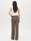 Brushed Tencel Straight Leg Pants