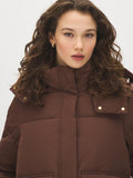 Short Utility Puffer Jacket with Hood