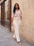 High-Rise Wide-Leg Trousers