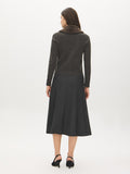 Cardigan with Removable Fur Collar