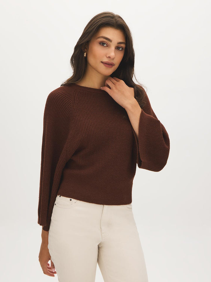 Ribbed Shaker Stitch Sweater