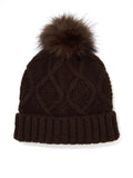 Cable Knit Pom Pom Hat