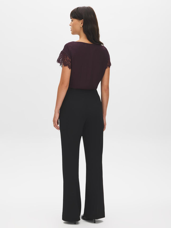 Seam Front Flared Pants