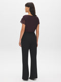 Seam Front Flared Pants