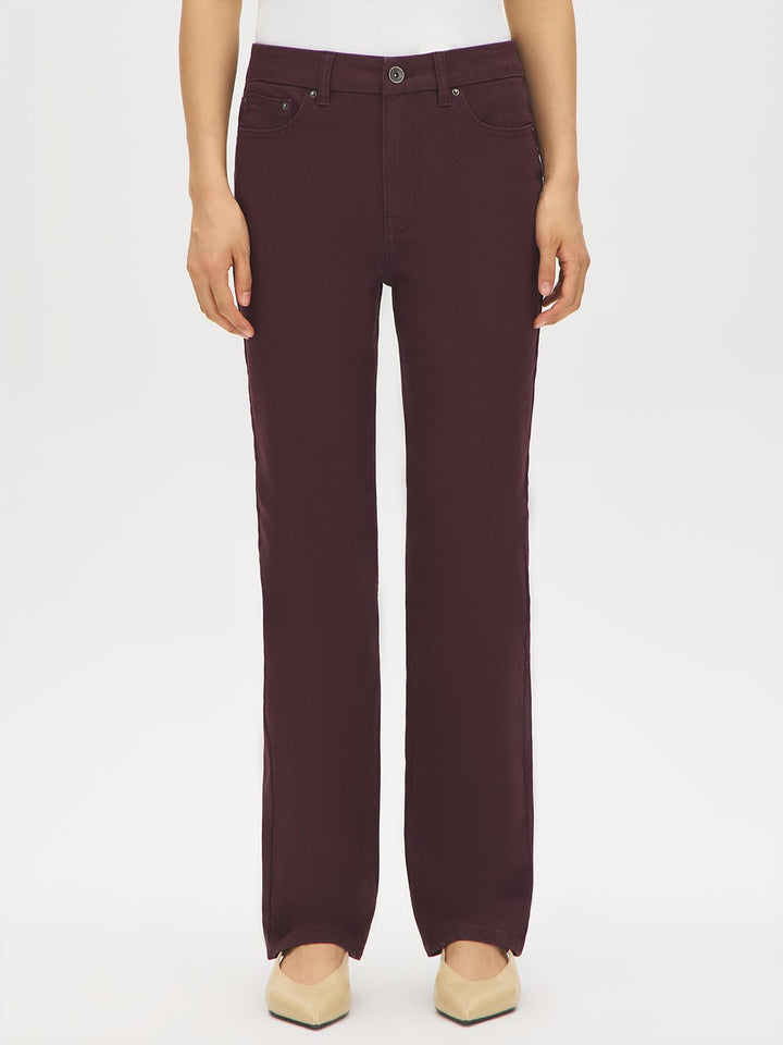 Straight-Leg Colored Jeans