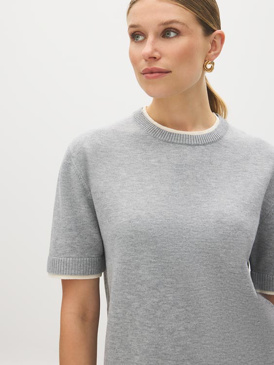 Layered Sweater Tee