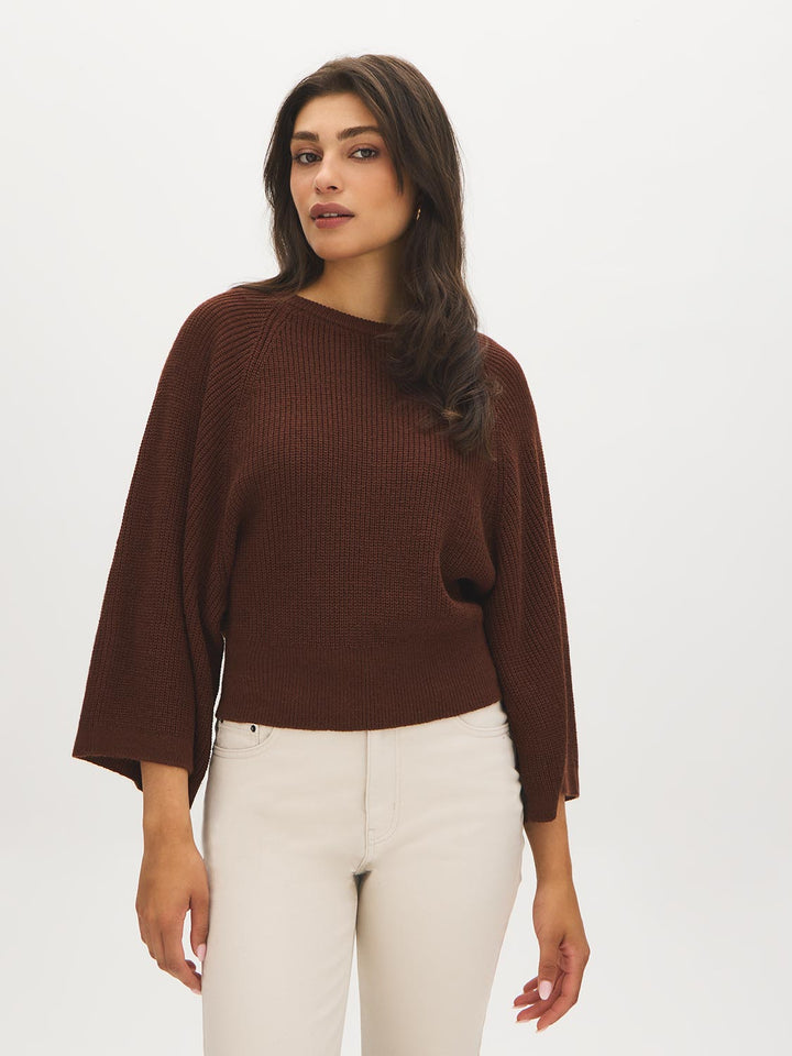 Ribbed Shaker Stitch Sweater