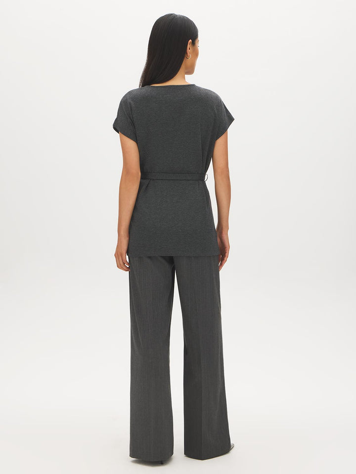 Dolman Sleeve Jacquard Tunic Top