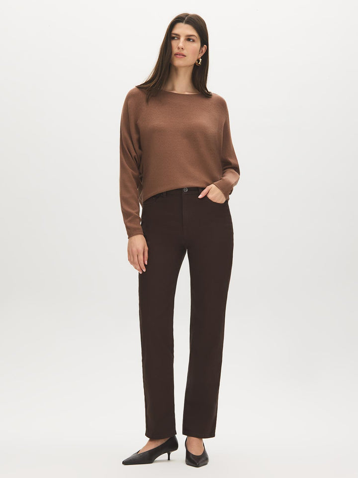 Straight-Leg Colored Jeans