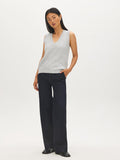 V-Neck Ribbed Sweater Vest