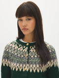 Fair Isle Short Sleeve Cardigan
