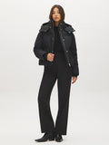 Short Utility Puffer Jacket with Hood