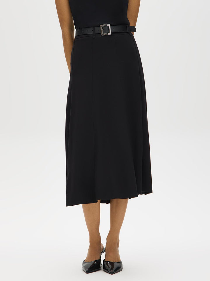 Belted Panelled Skirt