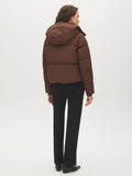 Short Utility Puffer Jacket with Hood
