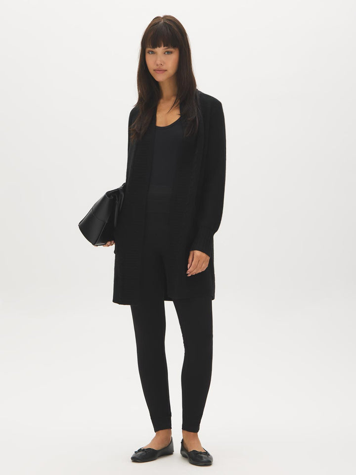 Ribbed Knit Duster Sweater