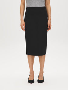 Corset-Waist Pencil Skirt