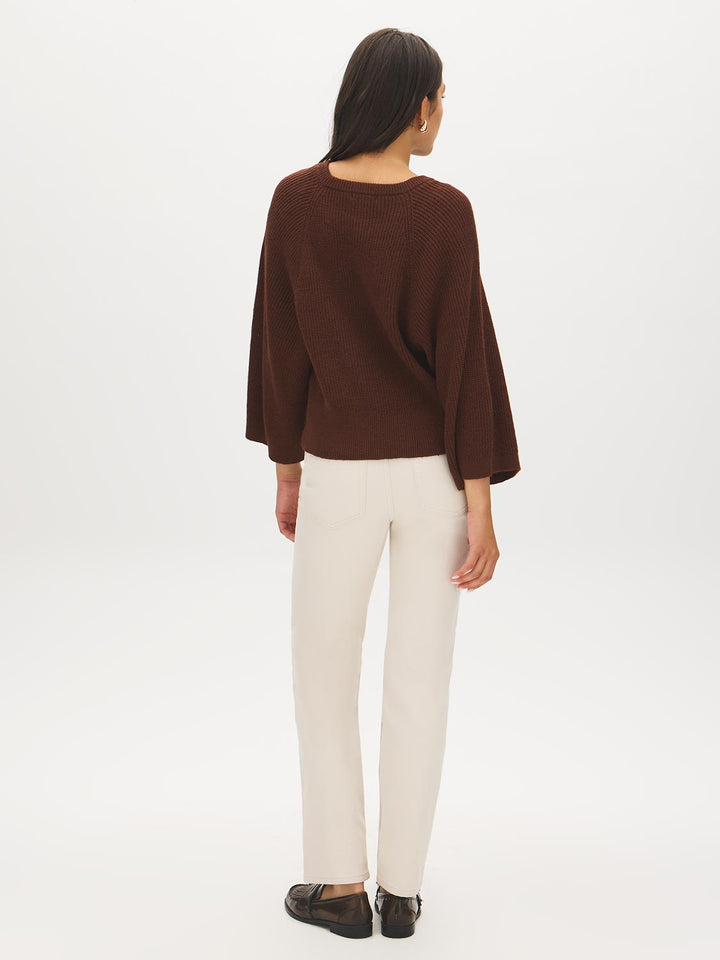 Ribbed Shaker Stitch Sweater